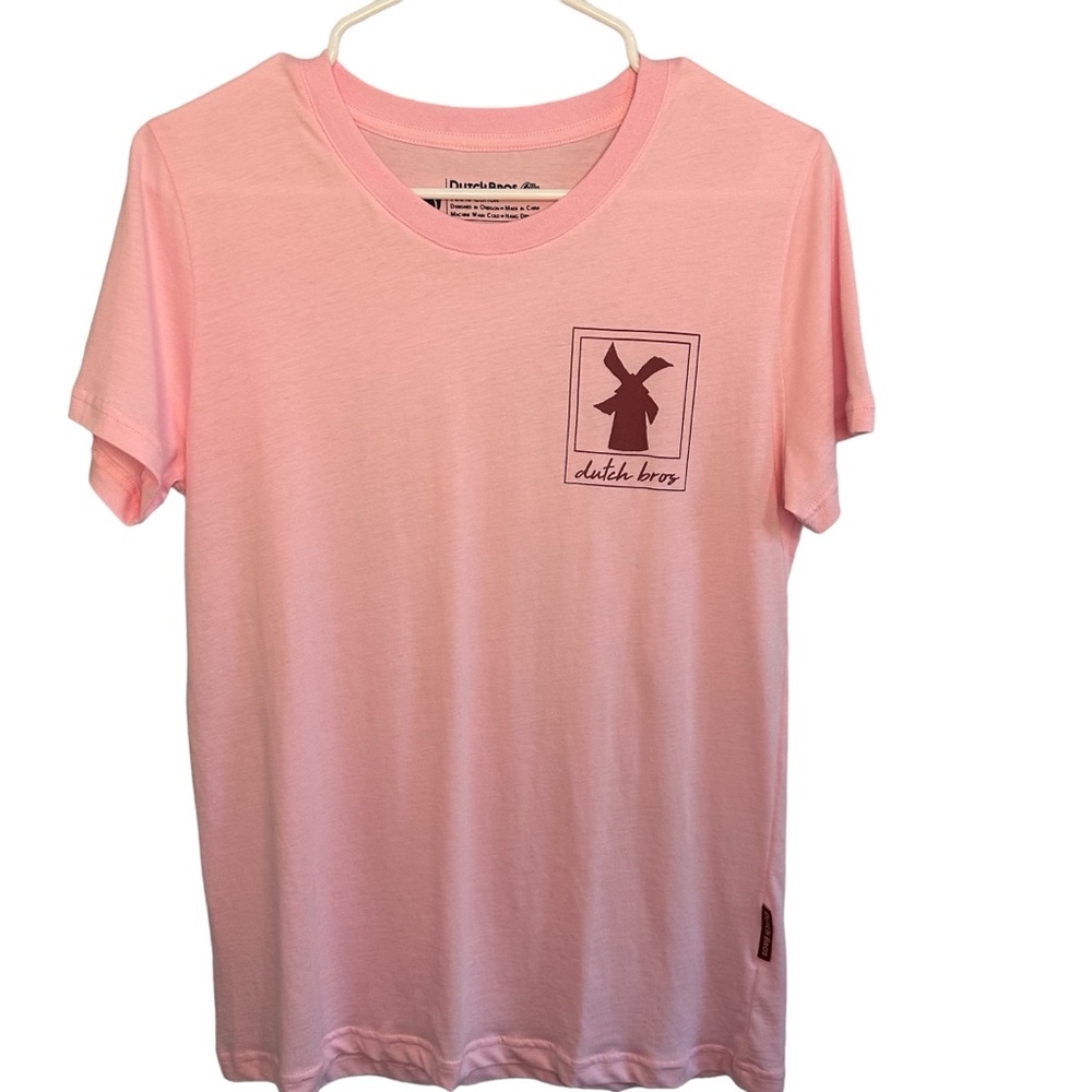 Dutch Bros Women’s Pink ‘A Better World’ SMALL+MEDIUM Brand New DB Soft NEW 1992